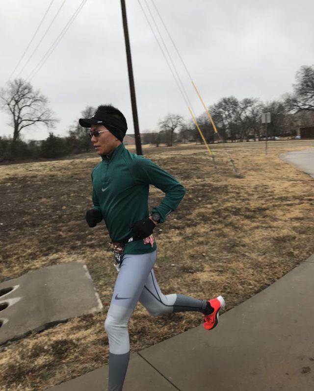 First marathon, New Year's Double