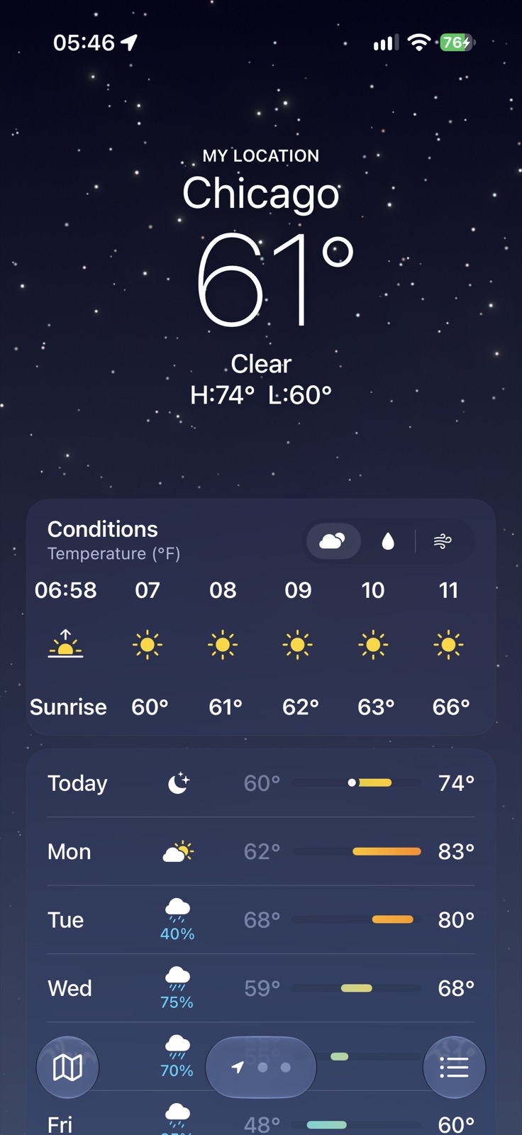 比赛日早晨天气